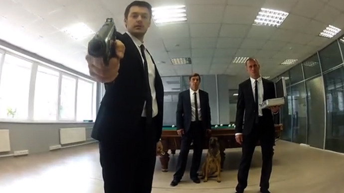 'Insane office escape': Russian rock sensation 'BMF' video explodes online