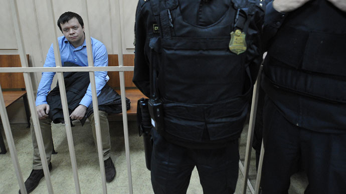 Russian opposition activist ‘confesses to plotting mass disorder’
