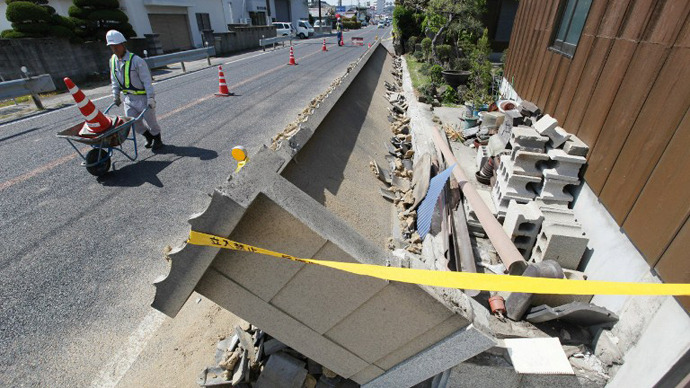 5.2 quake hits near Fukushima, day after destructive 6.3 tremor