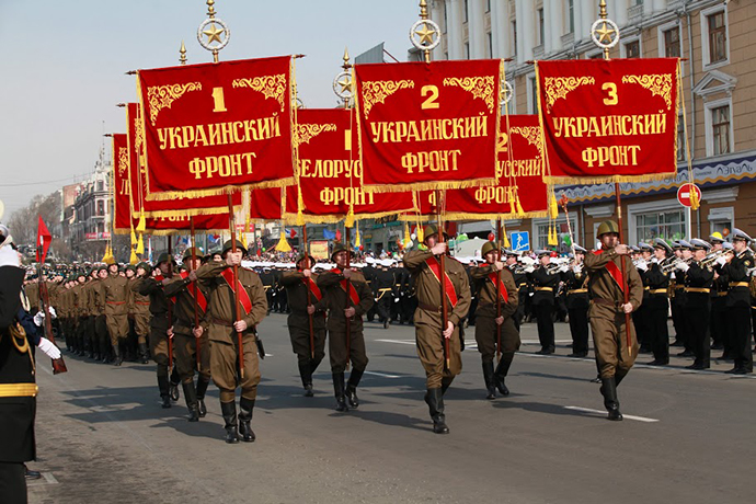 The Victory Day parade in Vladivostok on May 9, 2013. (Image courtesy of the Primorsky Krai Administration)