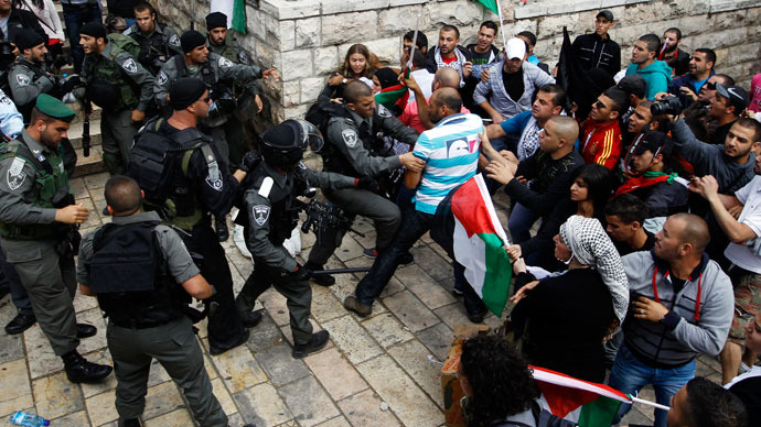 Clashes as thousands of Palestinians mark 65 years since displacement