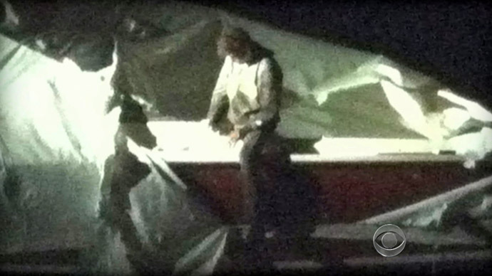 Bloody confession: Tsarnaev 'wrote note' inside boat prior to arrest