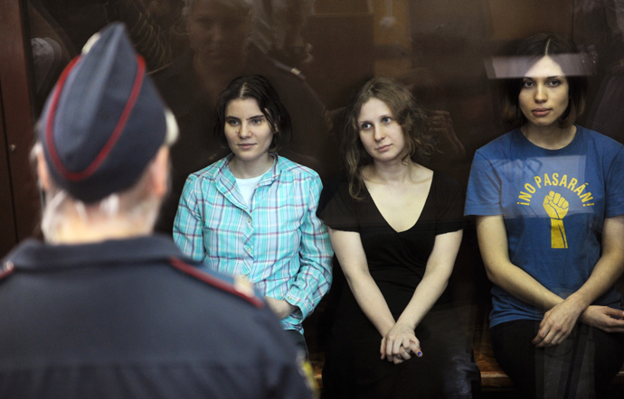 Verdict announced in trial of Pussy Riot punk group members. (RIA Novosti / Alexander Utkin)