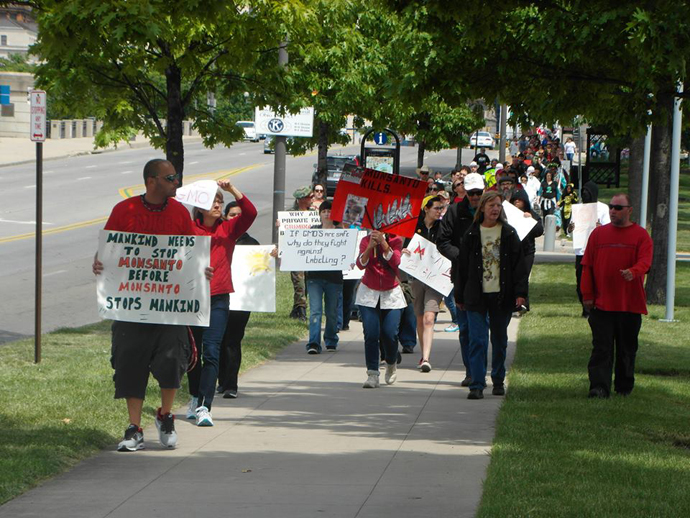The March Against Monsanto, Columbus, Ohio. (Image from facebook.com)