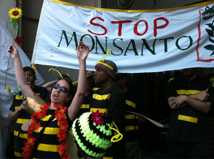The March Against Monsanto, Washington DC. (Image from twitter user@johnzangas)