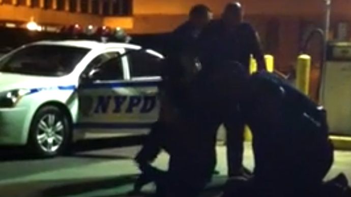 NYPD officers caught on video assaulting gay man in latest stunt