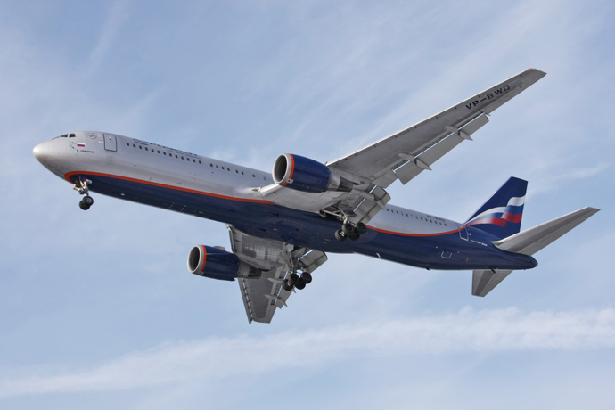 Aeroflot Russian Airlines Boeing-767. Lebedev was nominated to the board in 2012. (RIA Novosti / Marina Lisceva) 