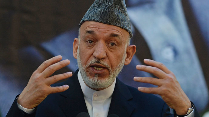 Afghan President Hamid Karzai.(AFP Photo / Shah Marai)