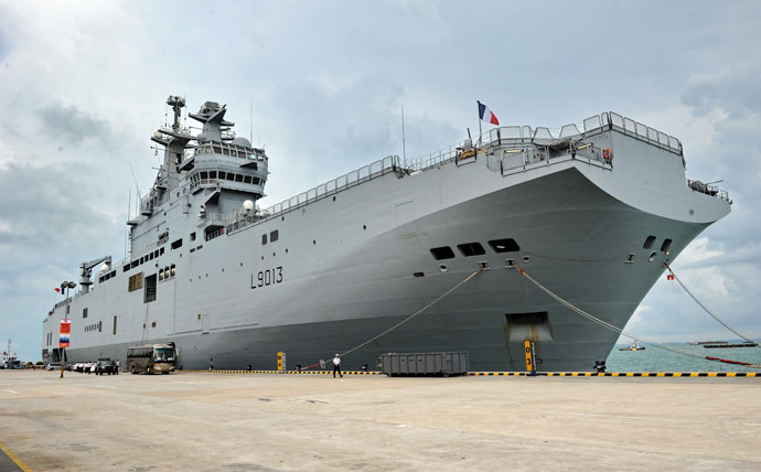 Mistral class amphibious assault ship (AFP Photo)