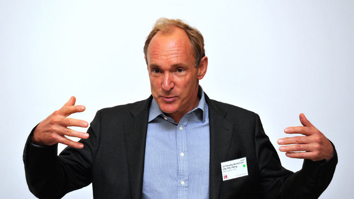 British computer scientist Tim Berners-Lee, who is credited with inventing the World Wide Web.(AFP Photo / Carl Court)