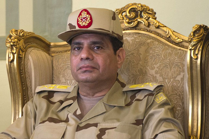 Defense Minister Abdel Fattah al-Sisi (AFP Photo / Khaled Desouki)