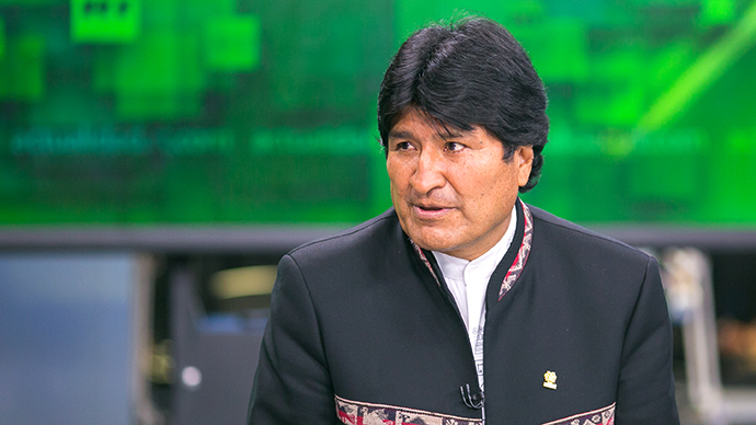 Bolivian president Evo Morales (RT photo / Semyon Khorunzhy)