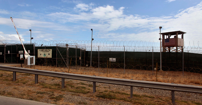 Guard tower and gate is seen at the Guantanamo detention center, at the U.S. Naval Base, in Guantanamo Bay, Cuba (Reuters / Brennan Linsley / Pool)