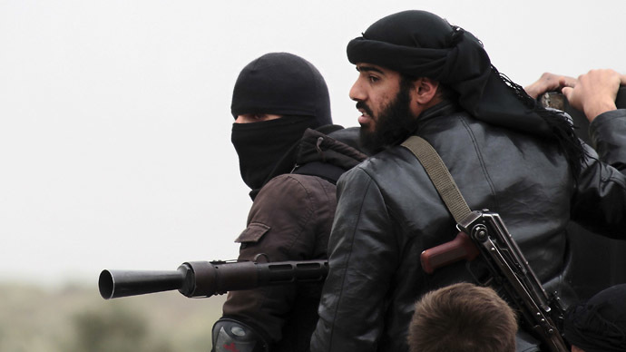 Fighters of the jihadist group Al-Nusra Front (AFP Photo/Guillaume Briquet)