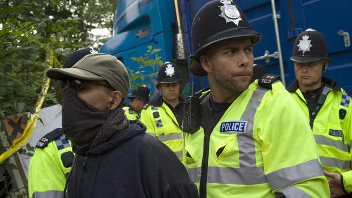 Fracktivists: At least 15 arrests at anti-fracking rally outside London