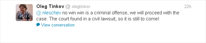 Image from twitter.com/olegtinkov
