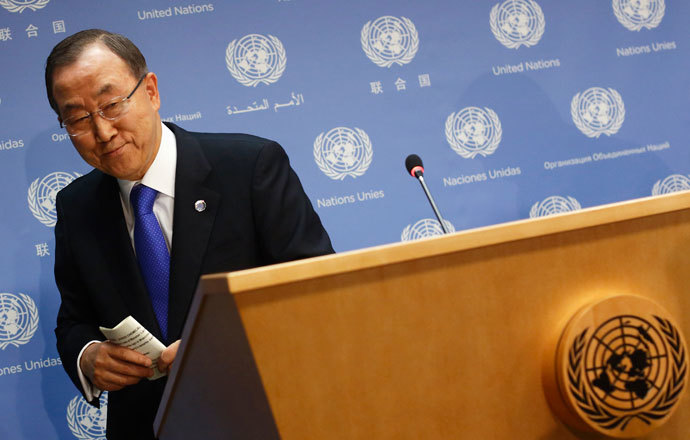 United Nations Secretary-General Ban Ki-moon.(Reuters / Brendan McDermid)
