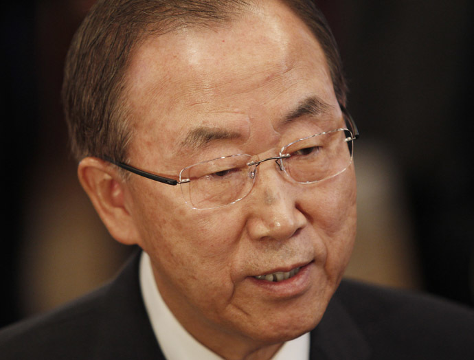 Secretary-General of the United Nations Ban Ki-moon (AFP Photo)