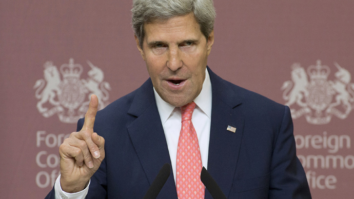 Kerry ‘rhetorically’ gives Syria 1 week to relinquish chemical weapons