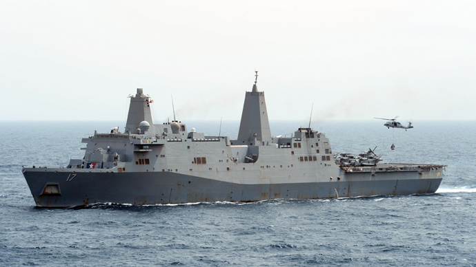 USS San Antonio (LPD 17) (AFP Photo)