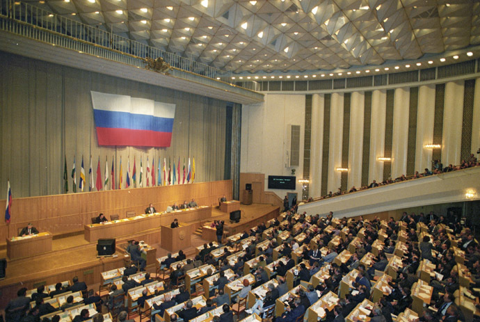 Extraordinary session of the Supreme Soviet (RIA Novosti/Yuryi Abramochkin)