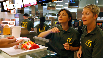 More than 100 protesters arrested at McDonald’s HQ demanding fair pay