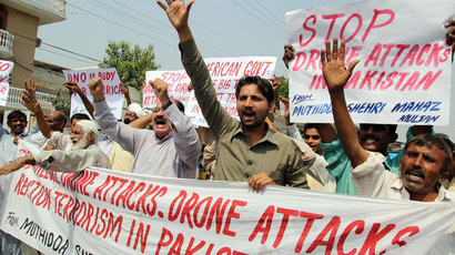 Thousands protest US drone strikes in Pakistan