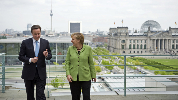 Britain allegedly spied on Merkel a mere stone’s throw from her desk