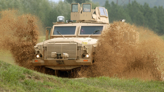 Military hand-me-downs: US police getting leftover armored trucks from Iraq