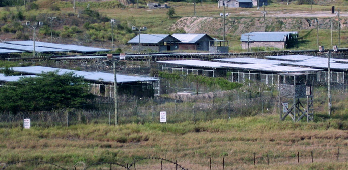 A view of Camp X-Ray in Guantanamo Bay U.S. Naval Base (Reuters/Deborah Gembara)