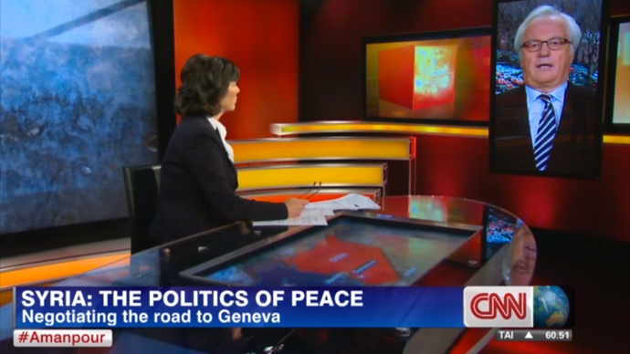 CNN cuts ‘most crucial points’ from interview with Russia's UN envoy on Syria