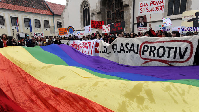 Croatians vote to ban same-sex marriage