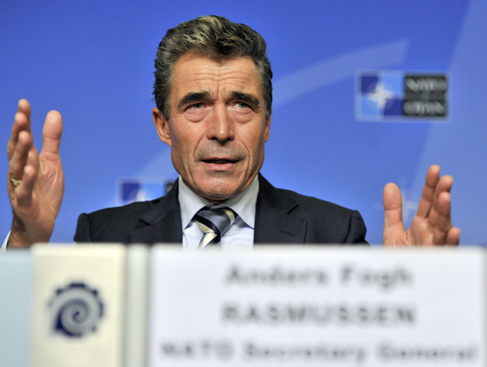 NATO Secretary General Anders Fogh Rasmussen (AFP Photo)