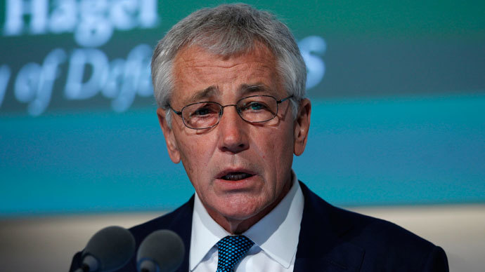 U.S. Defense Secretary Chuck Hagel speaks at the IISS Regional Security Summit - The Manama Dialogue, in Manama, December 7, 2013.(Reuters / Hamad I Mohammed)
