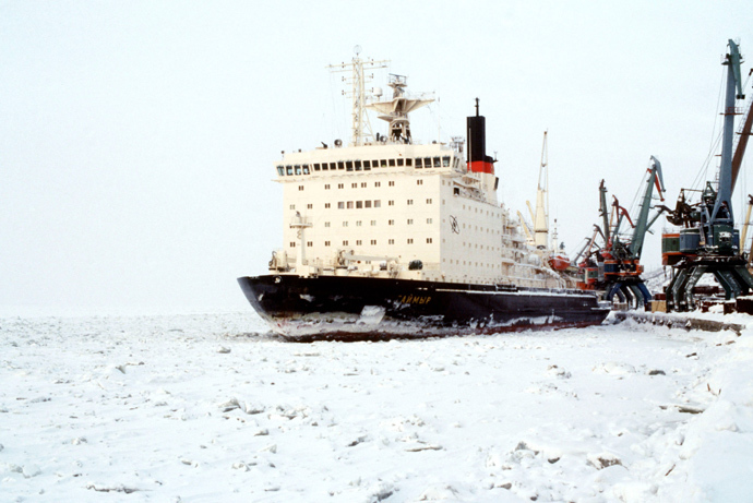 The nuclear icebreaker Taimyr (RIA Novosti / Igor Mikhalev) 