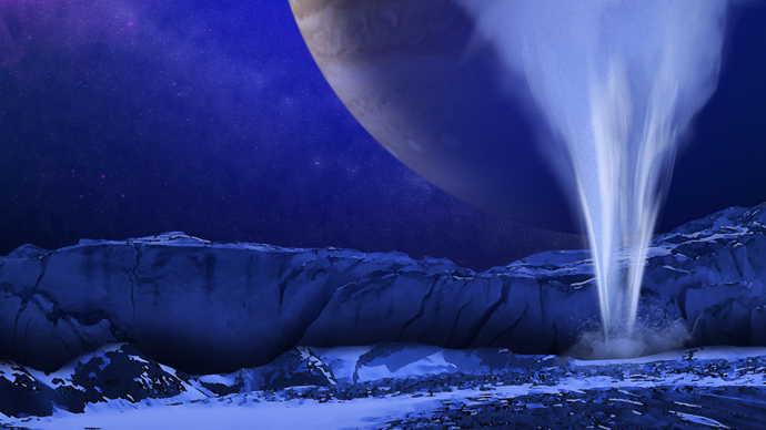 Jupiter’s moon sprays water vapors 200km into air