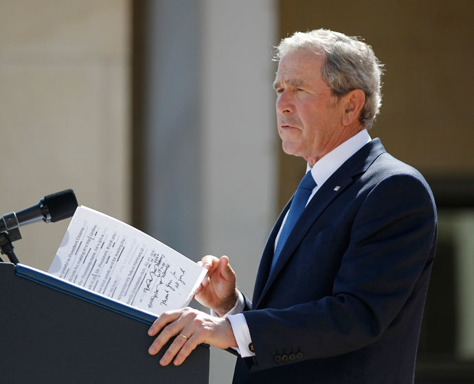 Former U.S. President George W. Bush.(Reuters / Jason Reed)