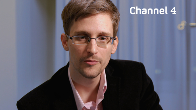 US intelligence leaker Edward Snowden.(AFP Photo / Channel 4)