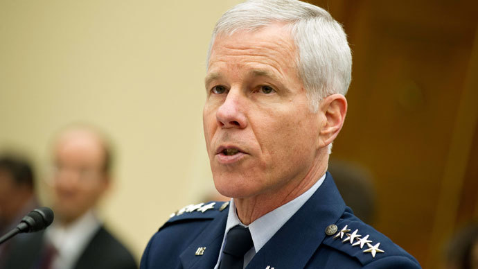 William Shelton, commander of the US Air Force Space Command.(AFP Photo / Nicholas Kamm)