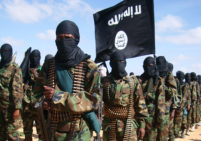Somali Al-Shebab fighters (AFP Photo / Mohamed Abdiwahab)