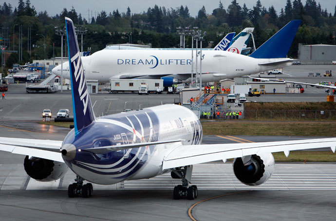 A Boeing Dreamlifter jet.(AFP Photo / Kevin P. Casey)
