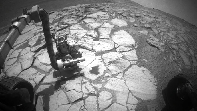 Mysterious rock appears near Mars rover Opportunity
