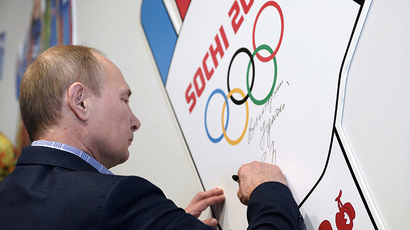 Putin on Sochi: I would very much like sports not to be marred by politics
