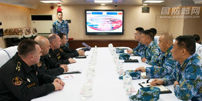 Image from mod.gov.cn / Li Xiao and Hu Quanfu