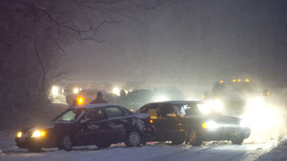 March snowstorm pummels East Coast, shuts down federal government (PHOTOS)