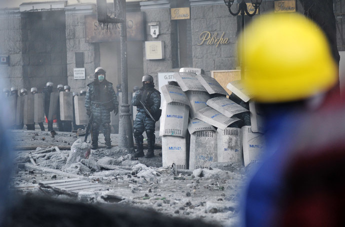 Kiev, January 25, 2014. (AFP Photo/Genya Savilov)