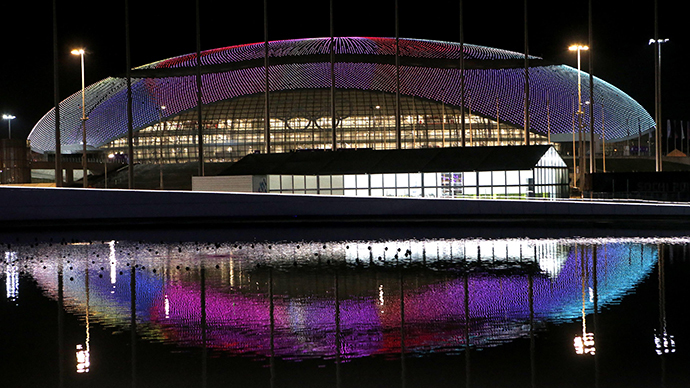 A General view of the Bolshoy Ice Dome in the Adler district of Sochi, January 26, 2014. (Reuters / Alexander Demianchuk)