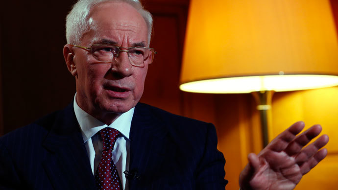 Ukraine Prime Minister Azarov resigns