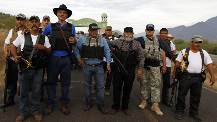 Badges for vigilantes: Mexico gives anti-drug militias official status
