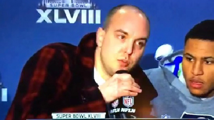 9/11 'truther' arrested for hijacking Super Bowl news conference